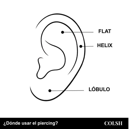 Piercing Zafira Gold